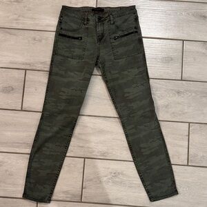Sanctuary Olive Camouflage Skinny Jeans